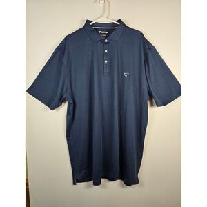 NWOT Birddogs‎ Men's Dark Navy Short Sleeve Performance Polo 3XL Athleisure Golf